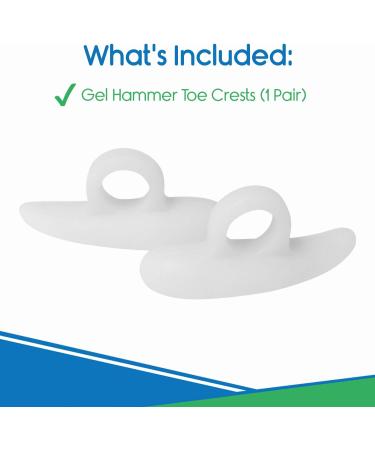 ViveSole Toe Separator For Bunion - Hammer Toe Straightener Pads (Pair) -Corrector for Curled  Crooked  Curved  Overlapping  Clubbed  Claw  Mallet Curling Relief-Right & Left Gel Support Crest Cushion - Buy Online on GoSupps.com