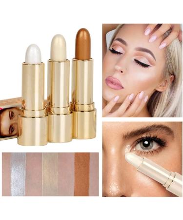 OnIUeZky Highlighter Stick Makeup Brightens Shades Pencil Face Shaping Trimming Stick 47g Style2 - Buy Online on GoSupps.com