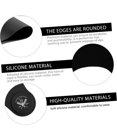 Ipetboom Hair Cutting Mat & Silicone Bib Shawl - Durable Hair Color Neck Shield for Easy Haircuts & Dyeing - 36x22 CM - Buy Online on GoSupps.com
