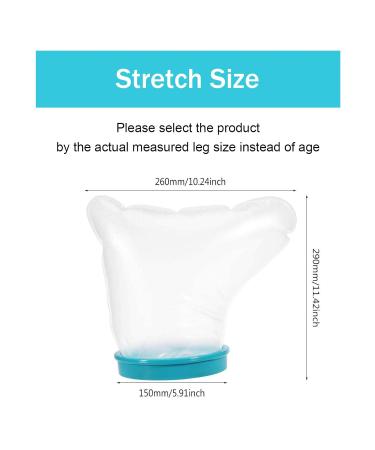 Kids Waterproof Foot Cast Cover - Shower Protector for Ankle Leg Casts - Keep Bandages Dry - Reusable & Watertight - Ideal for Broken Toe, Wounds, Burns, and Injuries - Buy Online on GoSupps.com