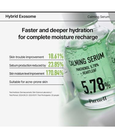 Parnell Panthenol 5.78% | 30ml / 1.01 fl.oz. | Heartleaf Calming Serum soothing & moisturizing serum korea skin care korea beauty - Buy Online on GoSupps.com