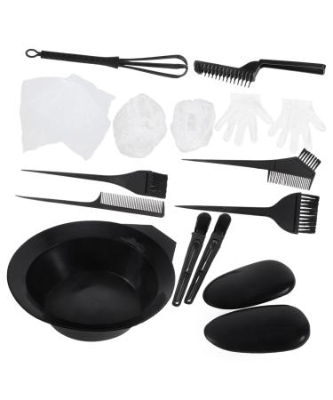 FRCOLOR 2 Sets Diy Hair Coloring Oil Ear Cover Hair Coloring Ear Cover Coloring Cape Dye Kit Dye Tools Hair Dye Color Hair Coloring Kit Hair Coloring Tool Kit Bowl Toning Shield Plastic