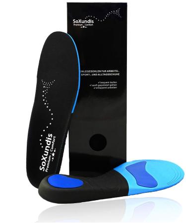 Soxundis insole Comfort - ideal for work and everyday life soft orthopedic shoe inserts with a dampening footbed - insoles shoes for women and men M |40-42