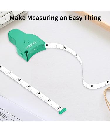 REIDEA M2 Body Tape Measure 60in with Clip-n-Lock, Eject Button & Rebound Buckle - Mint | Ergonomic & Portable Design - 60inch/150cm - 1 Pack - Buy Online on GoSupps.com