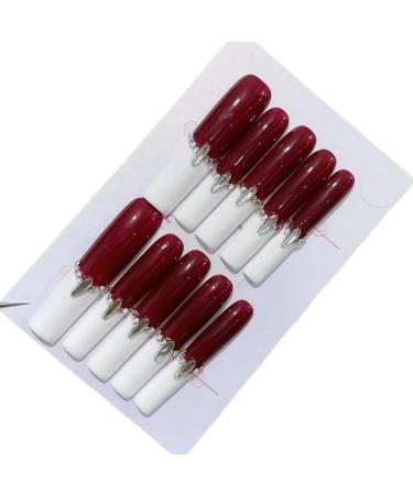 Handmade wearing of European and American style nail patches halo dyeing detachable nail art patches fake nails(A-006 S)