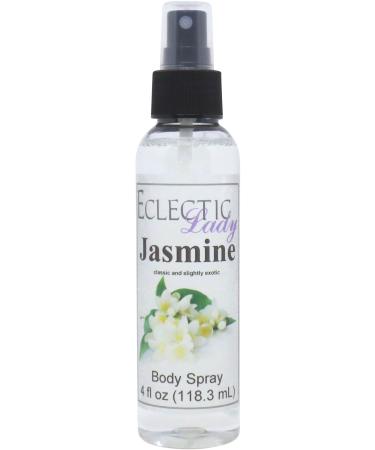 Jasmine Body Spray 4 ounces Body Mist for Women with Clean Light & Gentle Fragrance Long Lasting Perfume with Comforting Scent for Men & Women Cologne with Soft Subtle Aroma For Daily Use Regular Strength 4 Fl Oz (Pack of 1)
