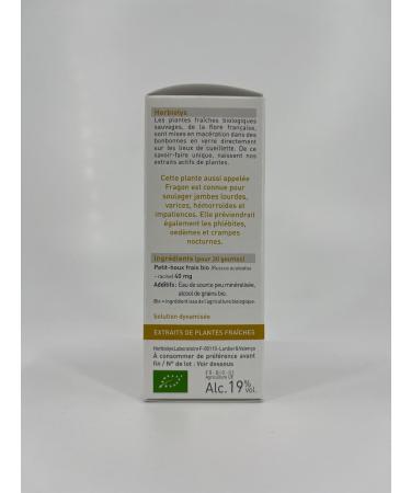 Herbal Medicine Organic Small Holly Extract | 50ml Bottle | Herbiolys - Buy Online on GoSupps.com