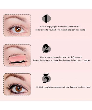 Vegan Eyelash Curler - Eye-Opening Tool for Lifted Lashes | Safe & Gentle with Extra Rubber Pad - Buy Online on GoSupps.com