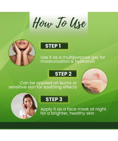 Aloe Vera Gel Moisturizer for oily skin 50 gm | For Anti Aging hair growth Anti dandruff gel Skin Hydrating Moisturizing Soothing Skin | (Buy 2 Quantity Get 1 Quantity Free) - Buy Online on GoSupps.com