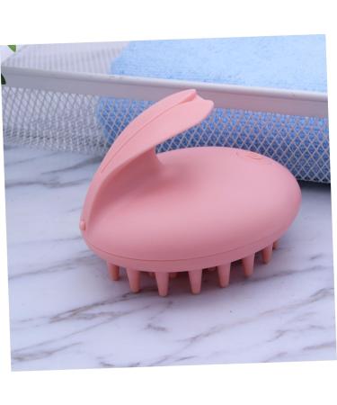 Tovinanna 3-in-1 Hair Washing & Scalp Massage Brush for Curly Hair - Electric Shampoo Brush for Hair Growth & Relaxation - Pink Rabbit Design - Buy Online on GoSupps.com