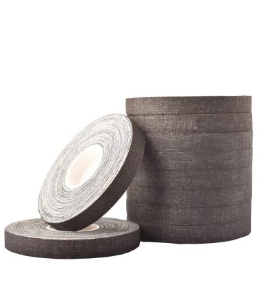10 Rolls Athletic Finger Tape Sport Tape for Grappling Brazilian Jiu Jitsu (BJJ) Judo Rock Climbing Bouldering Crossfit and Martial Artsand MMA Super Strong Adhensive and Fast Recovery 0.3 in x 45 feet(Black)