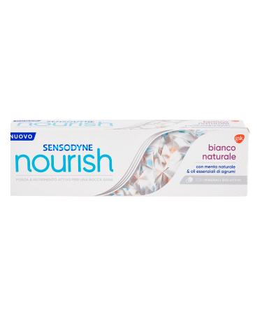 Buy Sensodyne Nourish Whitening Toothpaste for Sensitive Teeth - Active Nutrition & Daily Hygiene - 75 ml - Fast International Shipping - Buy Online on GoSupps.com