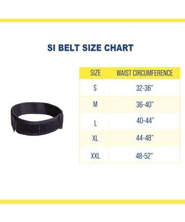 Brace Direct SI Belt | Sacroiliac Hip Support for Sciatic Pelvic & Lower Back Pain Relief - Men & Women - Buy Online on GoSupps.com