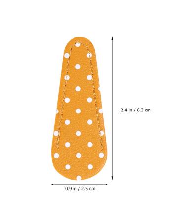 Beavorty 3-Piece Ginkgo Leather Scissor Protector Covers - Polka Dot Safety Sheath for Eyelash Scissors (2.5x6.3cm) - International Shipping Available - Buy Online on GoSupps.com