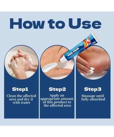 Pommade L' peron Calcan en 3pcs Pommades pour perons Calcan ens Cr mes de Soulagement de Douleur Heel Pain Ointment Creme pour Epine Calcaneenne Cr me Contre Les perons Calcan ens 20g - Buy Online on GoSupps.com