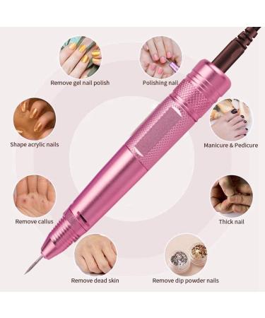 Portable Electric Nail Drill Compact Efile Electrical Professional Nail File Kit for Acrylic Gel Nails for Acrylic Nails Poly Gel Nail Art Salon Use or Home use - Buy Online on GoSupps.com