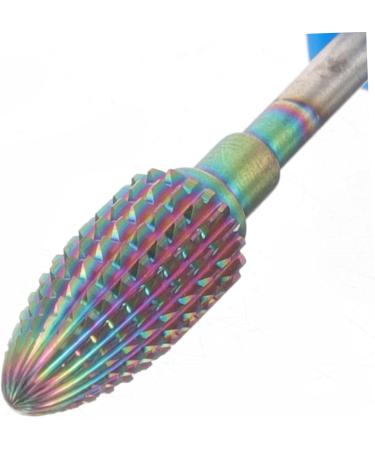 PLAFOPE Nail Bit Cuticle Pusher Manicure Tools Nail Art Polishing Tools Women Nail Drill Bit Nail Drill Bits for Nail Salon Nail Art Drill Bits Manicure Drill Bits Tungsten Steel 5.4x1.2cm Colorful - Buy Online on GoSupps.com