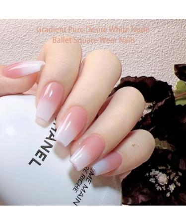 AJTUTUS 240tips/box Stick On s Long Press on s for Women and White False s Art Decoration - Buy Online on GoSupps.com