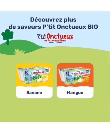 Nestl B b - P'Tit Onctueux Bio - Banane - Laitage d s 6 Mois - 4X90g (Lot de 3) - Buy Online on GoSupps.com