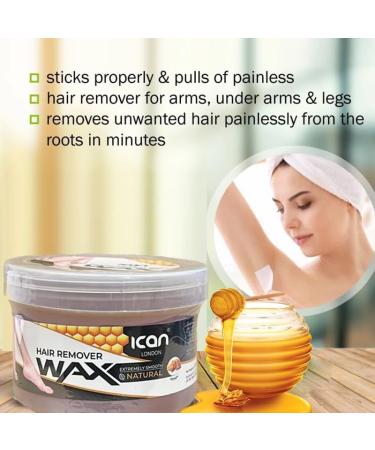 ican London Extremley Smooth Natural Hair Remover Warm Wax 1kg (1000g) (Honey) - Buy Online on GoSupps.com