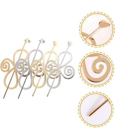 minkissy 12 Sets Hairpin Hair Barrettes Hair Clips Metal Tiaras for Girls Medium Hair Clips for Women Girl Hair Accessories Hair Ponytail Hair Sticks for Buns Emptiness Alloy Headband Miss - Buy Online on GoSupps.com