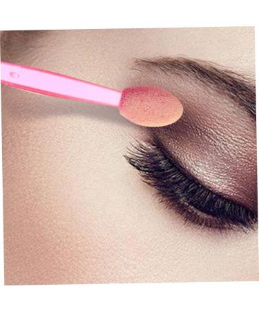Baluue 50pcs Double Ended Eyeshadow Brush Eyeshadow Makeup Accessories Eye Shadow Stick Makeup Pink Plastic - Buy Online on GoSupps.com