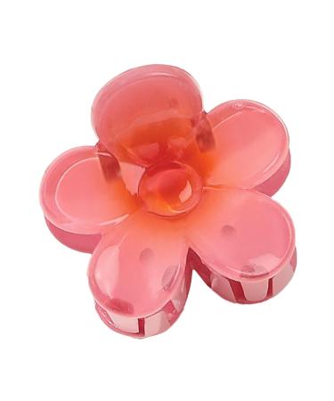 Hair Clips For Women Flower Hawaiian Flower Strong Hold Clips | Strong Hold Hair Clips Flower Fashionable Hair Accessories For Thick Thin Hair Women Girlsl Gradient watermelon red