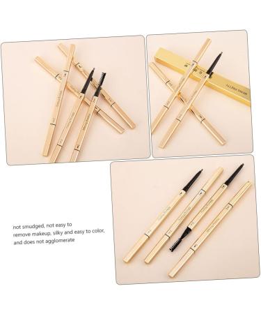 Mikinona 5pcs Double Ended Eyebrow Pencil Double- Head Eyebrow Pens Eyebrow Makeup Tools Eyebrow Ink Plastic - Buy Online on GoSupps.com