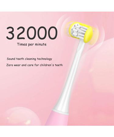 Buy 3-Page Electric Children's Toothbrush - Sonic Rechargeable USB Tooth Cleaning Tool Soft Bristles & Replacement Head (Pink) - All-Inclusive Toothbrush Set for Kids - Buy Online on GoSupps.com