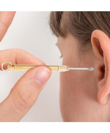 TEMPNAP Portable Titanium Alloy Ergonomic Ear Wax Cleaner Tool Safe Reusable Earwax Remover for Adults Material - Buy Online on GoSupps.com