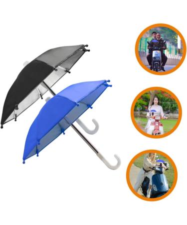 Plafope Bicycle Phone Screen Umbrella - 2pcs Sun Protection & Waterproof Mini Accessories for Outdoor Biking - Buy Online on GoSupps.com
