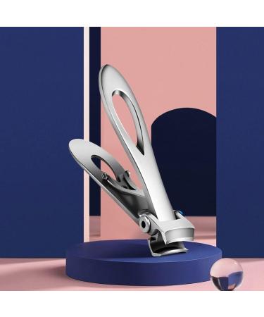 BANDKIT Professional Nail Clippers Stainless Steel Wide Jaw Opening Manicure Fingernail Cutter Thick Hard Ingrown Toenail Scissors Tools(Sliver large) - Buy Online on GoSupps.com