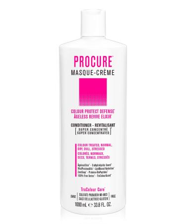 PROCURE Detangling Vegan Conditioner for Colored Hair Normal Dry or Dull Hair. 1 Minute Hair Mask Deep Conditioner for Hair Color Protect Defense Hair Conditioner for Color Treated Hair