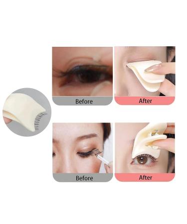 2in1 Eyelash Applicator Tool Kit - Lash Clip for Mascara and False Lashes (White) - Buy Online on GoSupps.com