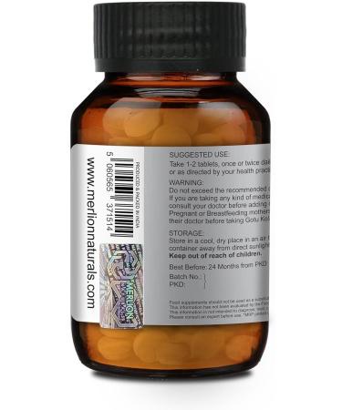 Merlion Naturals Gotukola Tablets 500mg x 120 - Centella Asiatica All Natural Pure Herb Supplement - Buy Online on GoSupps.com