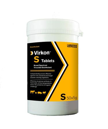 Virkon S Broad Spectrum Virucidal Disinfectant Tablets Pack of 50