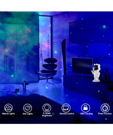 Galaxy Projector with Nebula Timer and Remote Control - Bedroom Aesthetics Night Light for Christmas and Birthdays - Buy Online on GoSupps.com