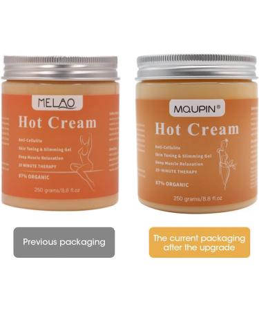 Organic Anti Cellulite Cream 250g for Skin Tightening and Fat Burning - Buy Online on GoSupps.com