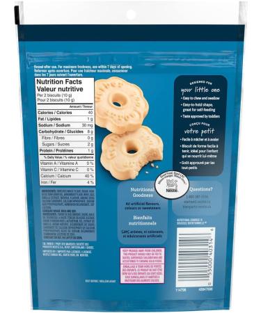 Gerber Arrowroot Biscuits Toddler Snacks 155-Gram Arrowroot 155 Gram - Buy Online on GoSupps.com