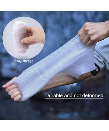 BAOSHILI Waterproof Shoes Cover - Reusable Portable Rain Boots for Women Men | Non-Slip Rubber Sole Overshoes for Outdoor Activities - Buy Online on GoSupps.com