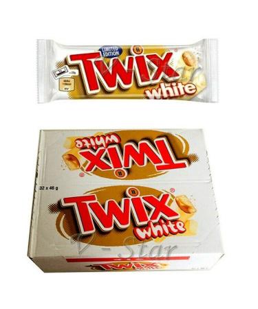 32 TWIX WHITE LIMITED EDITION CHOCOLATE BARS FULL BOX (32 X 46g) ORIGINAL