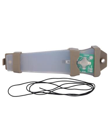 Yeck signal light tactical silicone helmet light waterproof flexible helmet lights for molle-helmet for outdoor activities (green light on the bottom of the sand mussel (GR))