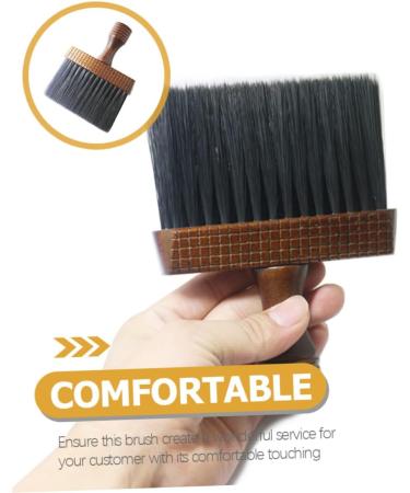 DOITOOL Neck Brush Comb for Men Mens Comb Hairdressing Neck Duster Phone Wallet Neck Duster Brush Hair Salon Brush Haircut Cleaning Brush Face Cleaner Hair Brush Beech Man - Buy Online on GoSupps.com