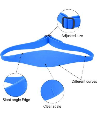 Neckline Shaving Template Adjustable Curved Silicone Hair Trimming Guide for Children Adults (HELEVIAcgiqtgeax9-13) - Buy Online on GoSupps.com