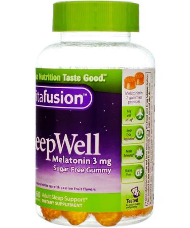 VitaFusion SleepWell Adult Sleep Support Gummies - 60 Count for Better Sleep - Buy Online on GoSupps.com