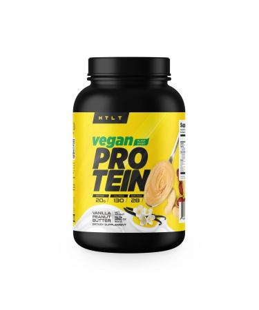 HTLT Vegan Protein - 32.9g Per Serving (28 Servings) Vegan Protein for Women and Men | 2 LBS | (Vanilla Peanut Butter)