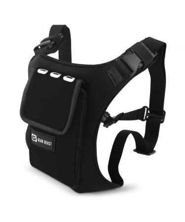 Gear Beast Running Backpack for Men and Women - Lightweight Running Vest & Phone Holder for Jogging, Hiking and Cycling - Compatible with Most Smartphones, Black - Buy Online on GoSupps.com