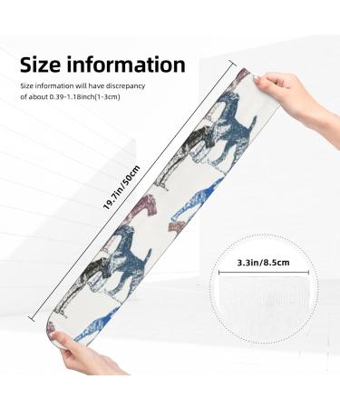 Airedale Terriers Compression Socks for Women & Men | 15-20 mmHg Circulation Support for Running & Cycling - Shop Internationally! - Buy Online on GoSupps.com