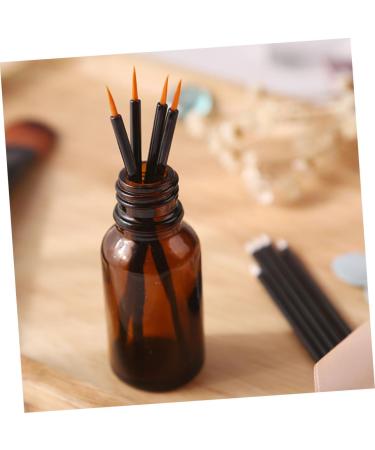 Ipetboom 100pcs Disposable Eyeliner Brush Makeup Girls Cosmetic Brush Artificial Woman Face Brush 9x6.5cm Black - Buy Online on GoSupps.com