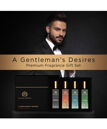 The Man Company Specially Curated Perfume Gift Set 4X20Ml - A Gentlemen's Desire | Premium Long-Lasting Fragrance| Citron For Travel| Intense For Office| Musk For Sports| Joy For Outing 80 Ml - Buy Online on GoSupps.com